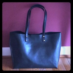 Black Vegan Leather lulu dharma tote